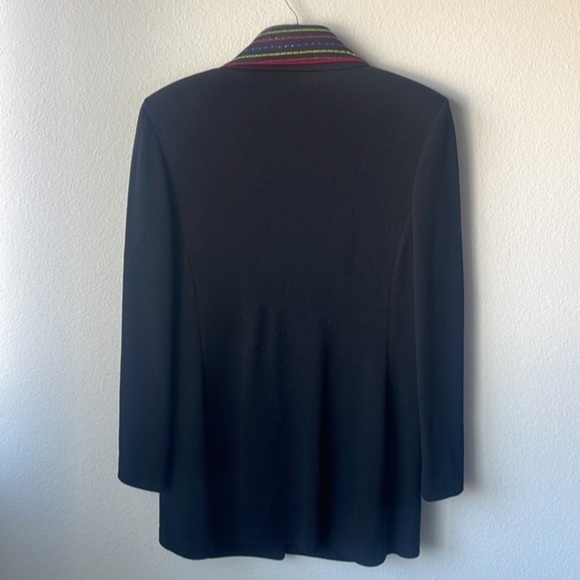 St John Jacket coat Evening Vintage knit jacket and removable accents size 10 - Picture 6 of 15